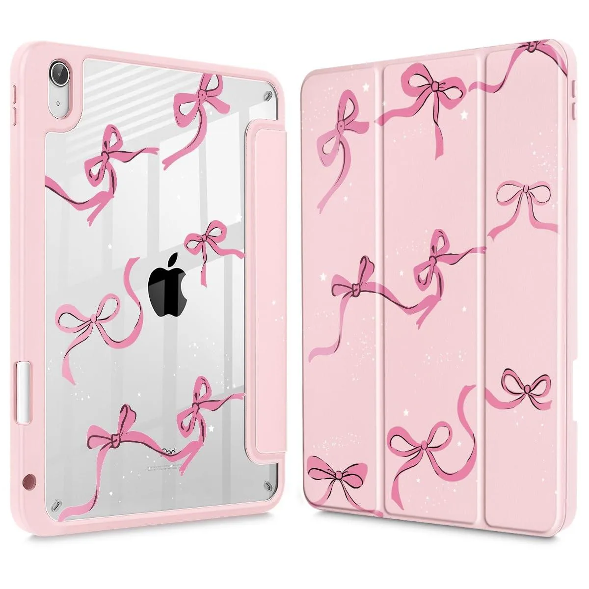 Batianda Batianda 2 in 1 Accessory iPad Air 11 2024 2025 10.9 2020 2022 Pink Bows — product photo