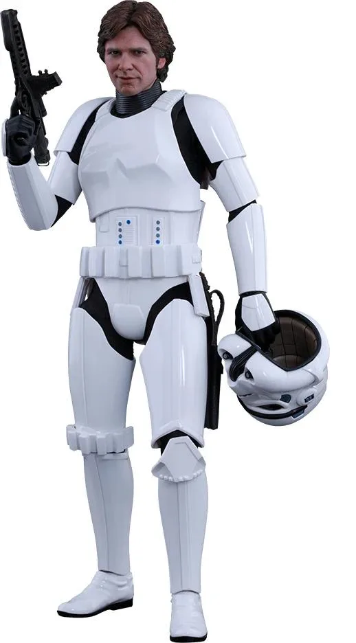 Hot Toys Hot Toys MMS418 Star Wars IV A New Hope Han Solo Stormtrooper Disguise Action Figure — product photo