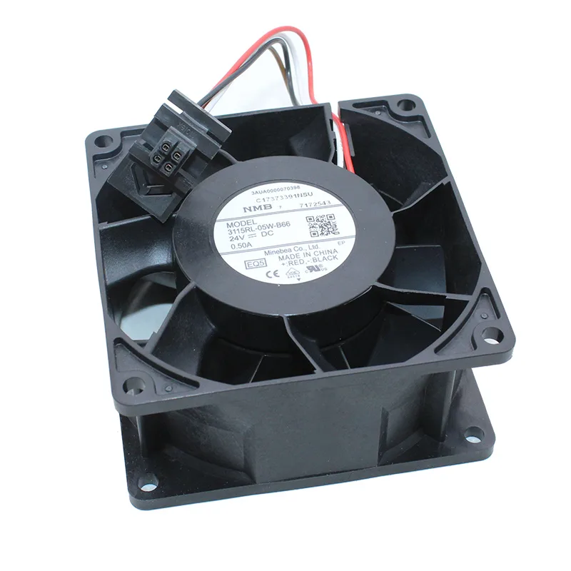 SXDOOL SXDOOL 3115RL-05W-B66 80mm 24V 0.50A 4-pin case fan — product photo