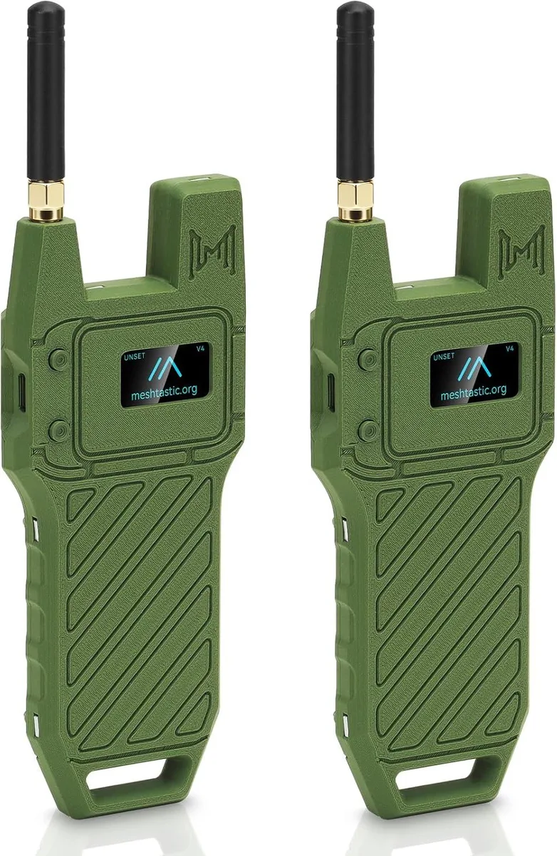 MCDODO MCDODO ESP32 LoRa V4 Development Board GPS 3000mAh Battery Case 915MHz Antenna 0.96 OLED SX1262 Green — product photo