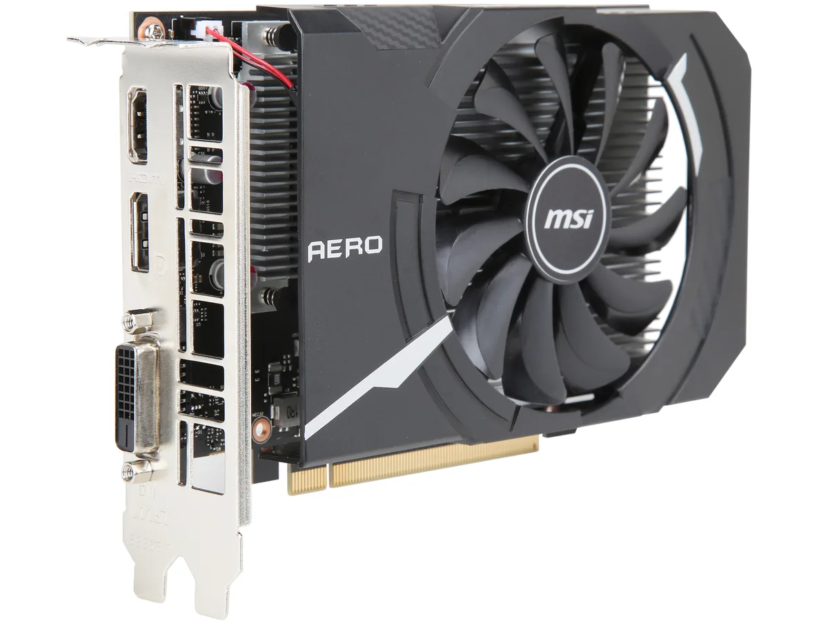 MSI MSI GTX1650AERO ITX4G OC graphics card — product photo
