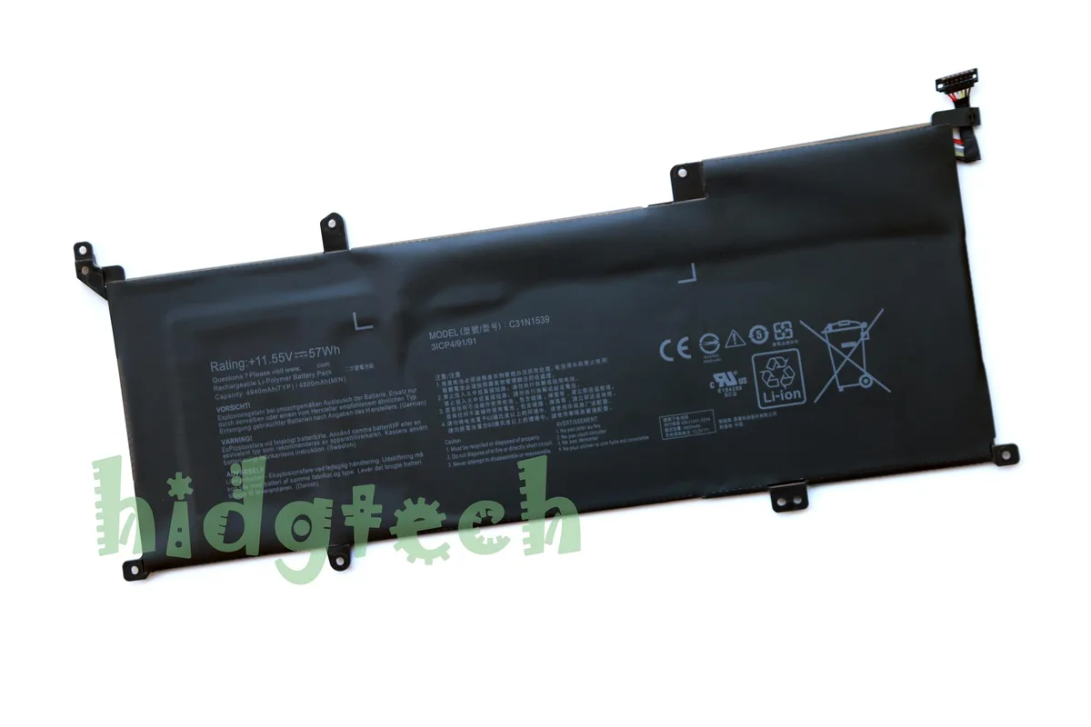 Beisite Beisite C31N1539 57Wh 11.55V laptop battery for Asus ZenBook UX305UA UX305UAB — product photo