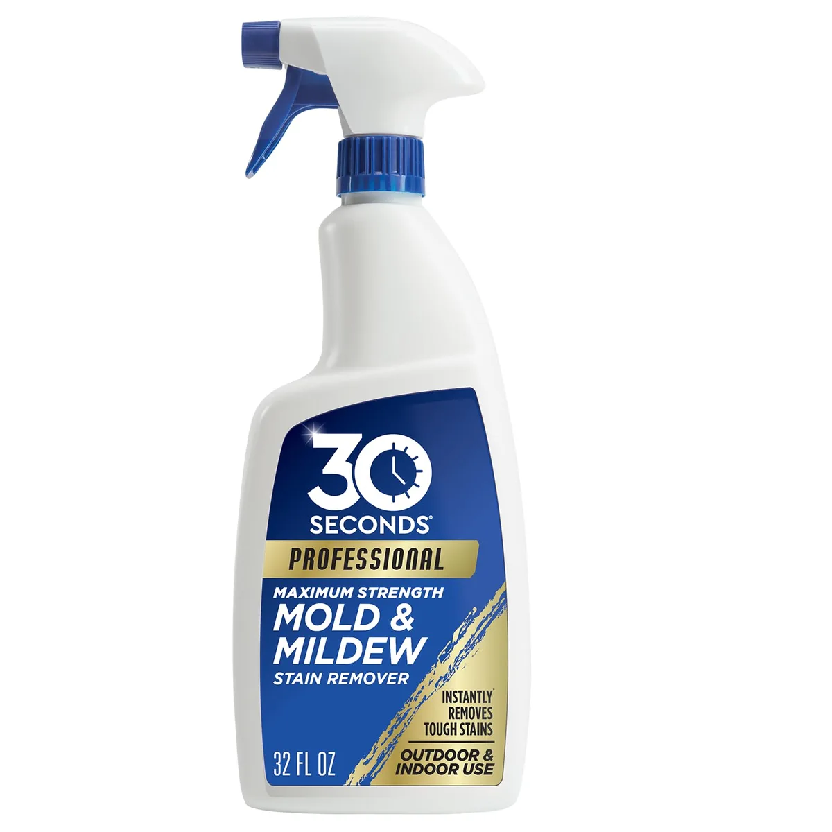White spray bottle with green label, 32 fl oz
