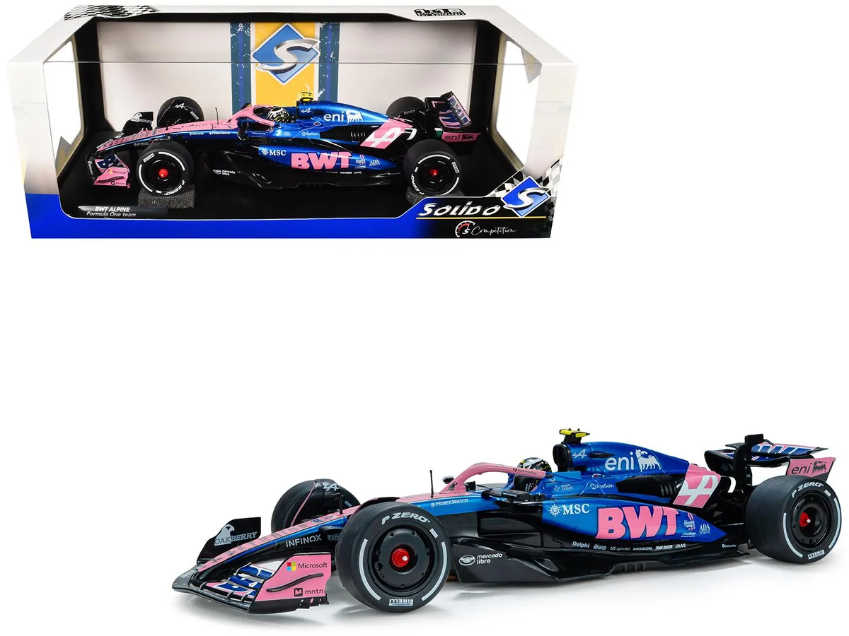Solido Solido Alpine A525 #7 Jack Doohan BWT F1 Chinese GP 2025 Competition 1/18 Diecast Car — product photo