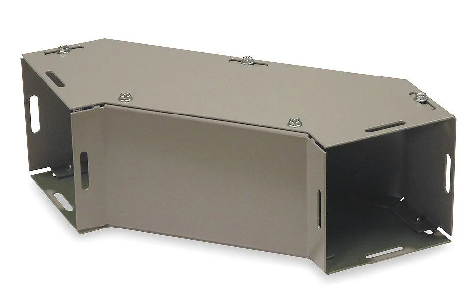 Wiegmann Wiegmann SL040490 90 Degree Sweep Elbow 4x4 Gray — product photo