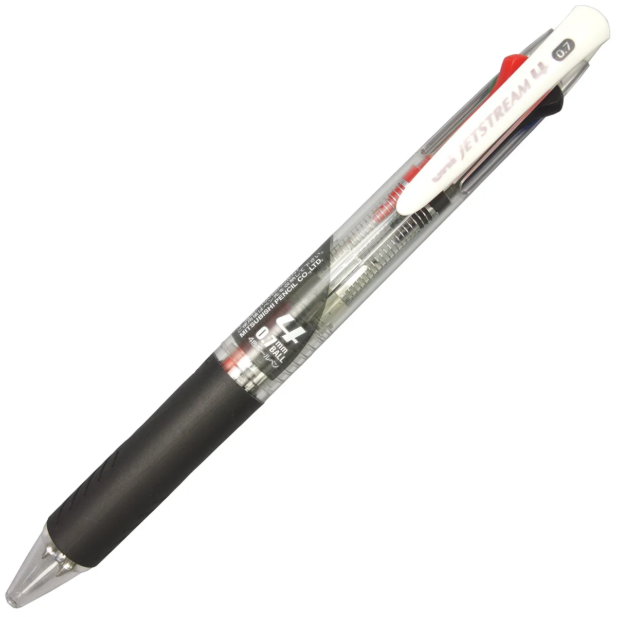  Uni Jetstream 3-Color Ballpoint Pen 0.7mm Transparent SXE450007.T — product photo