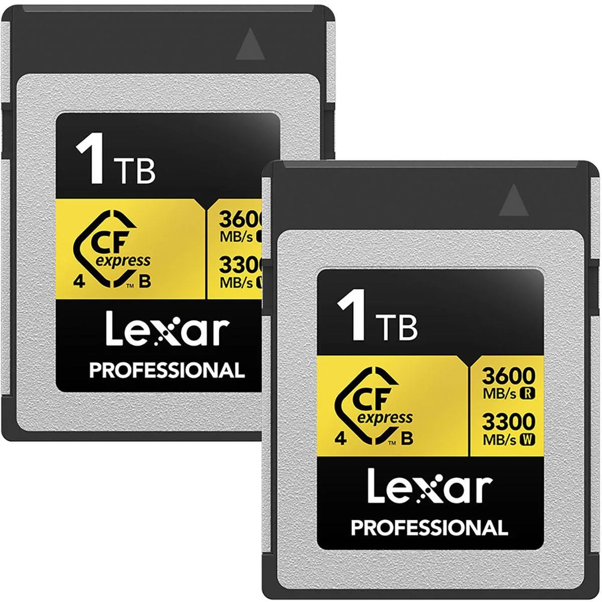 Lexar Lexar Professional GOLD CFexpress 4.0 Type B 1 TB 2-Pack memory card — product photo