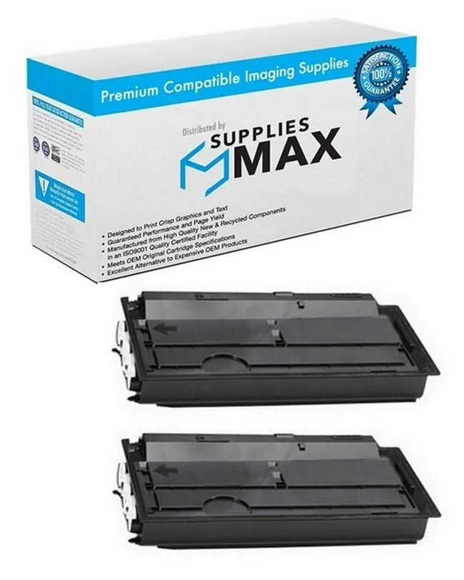 SuppliesMax SuppliesMax Black Toner Cartridge 2-Pack 20000 Pages for Kyocera TASKalfa 3010i 3011i — product photo