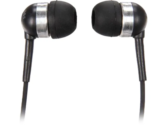 Fuji Labs Fuji Labs FJ-IPOD-E3220 3.5mm Canal Pro Stereo Silicon Earphone Black — product photo
