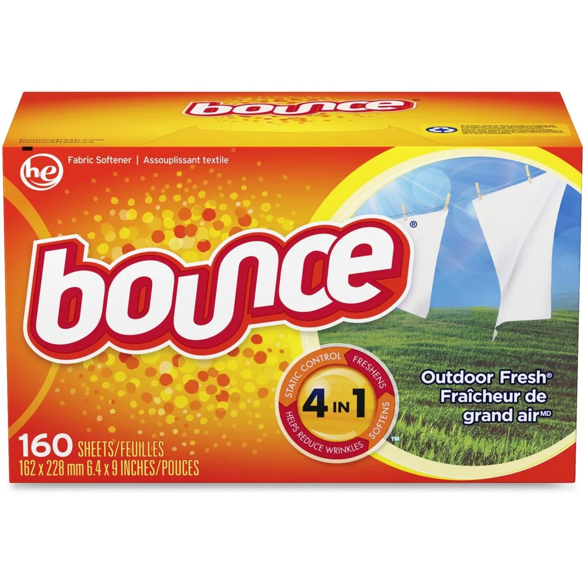 Procter &amp; Gamble Procter &amp; Gamble 80168CT Bounce Dryer Sheets Outdoor Fresh 960ct — product photo