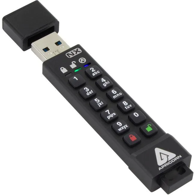 Apricorn Apricorn ASK3-NX-64GB Aegis Secure Key 3NX 64GB USB 3.0 flash drive — product photo