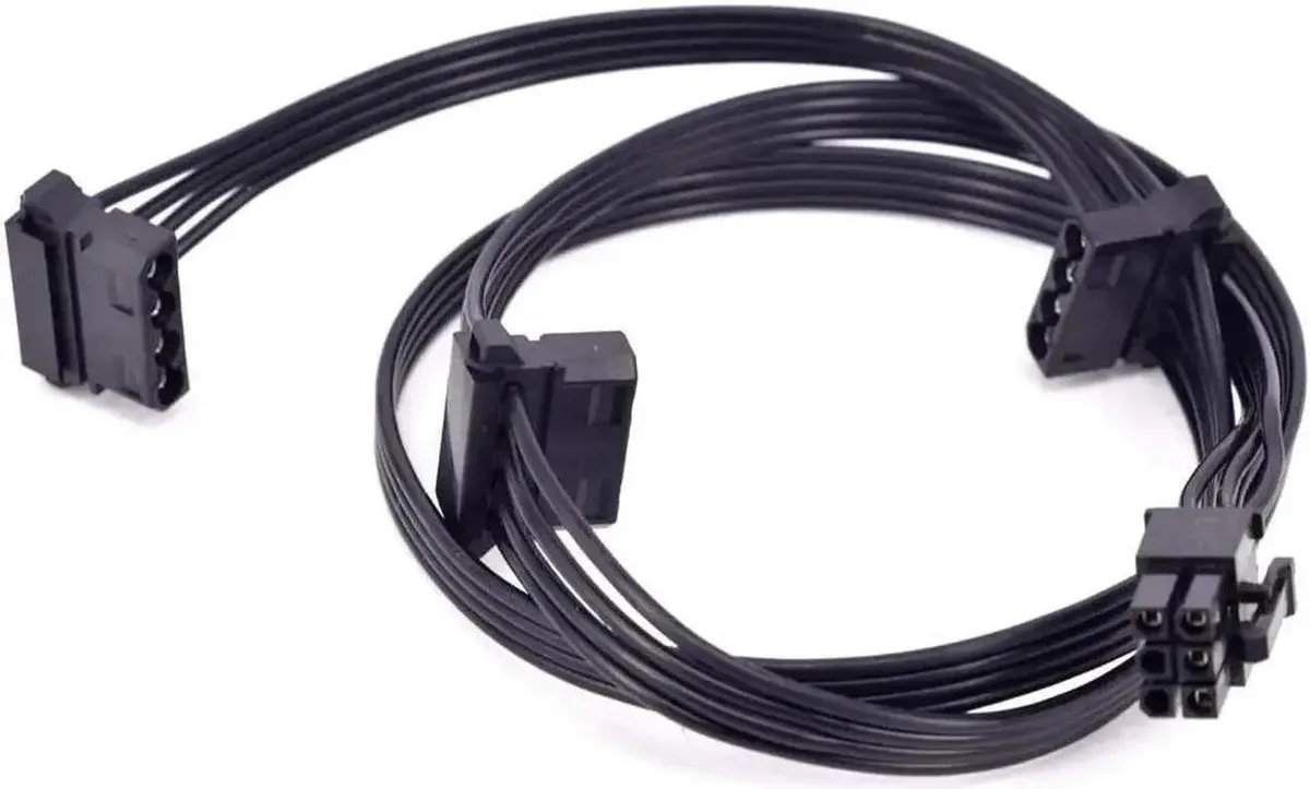 SMUGDESK SMUGDESK PCIe 6Pin to 3 Molex 4Pin Splitter for Corsair TX650M TX750M TX850M — product photo