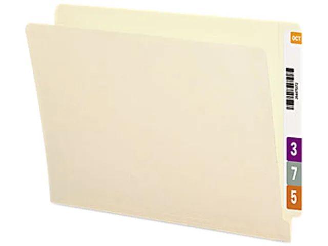 Smead Smead 24110 End Tab File Folder Letter Manila 11 pt 100/Box — product photo