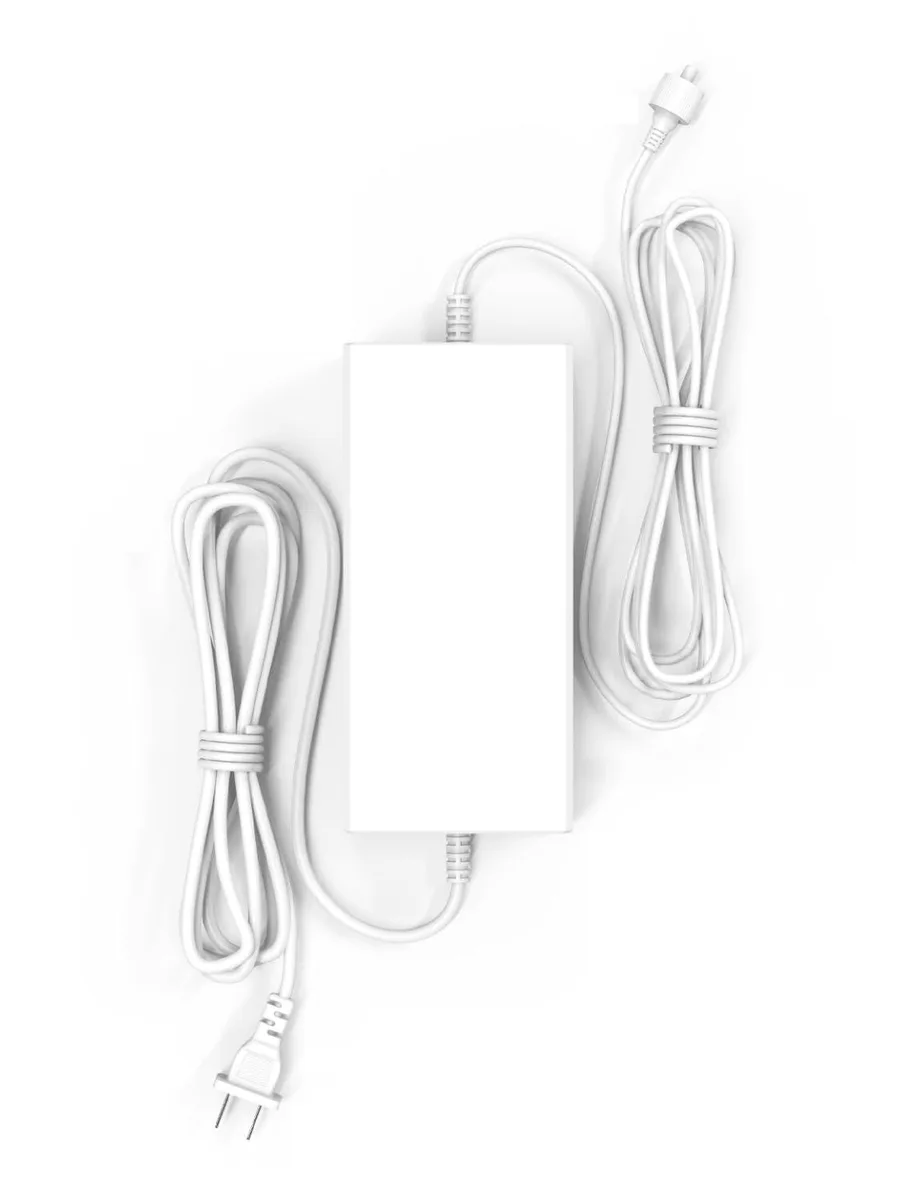 White adapter kit with control box for permanent outdoor lights
