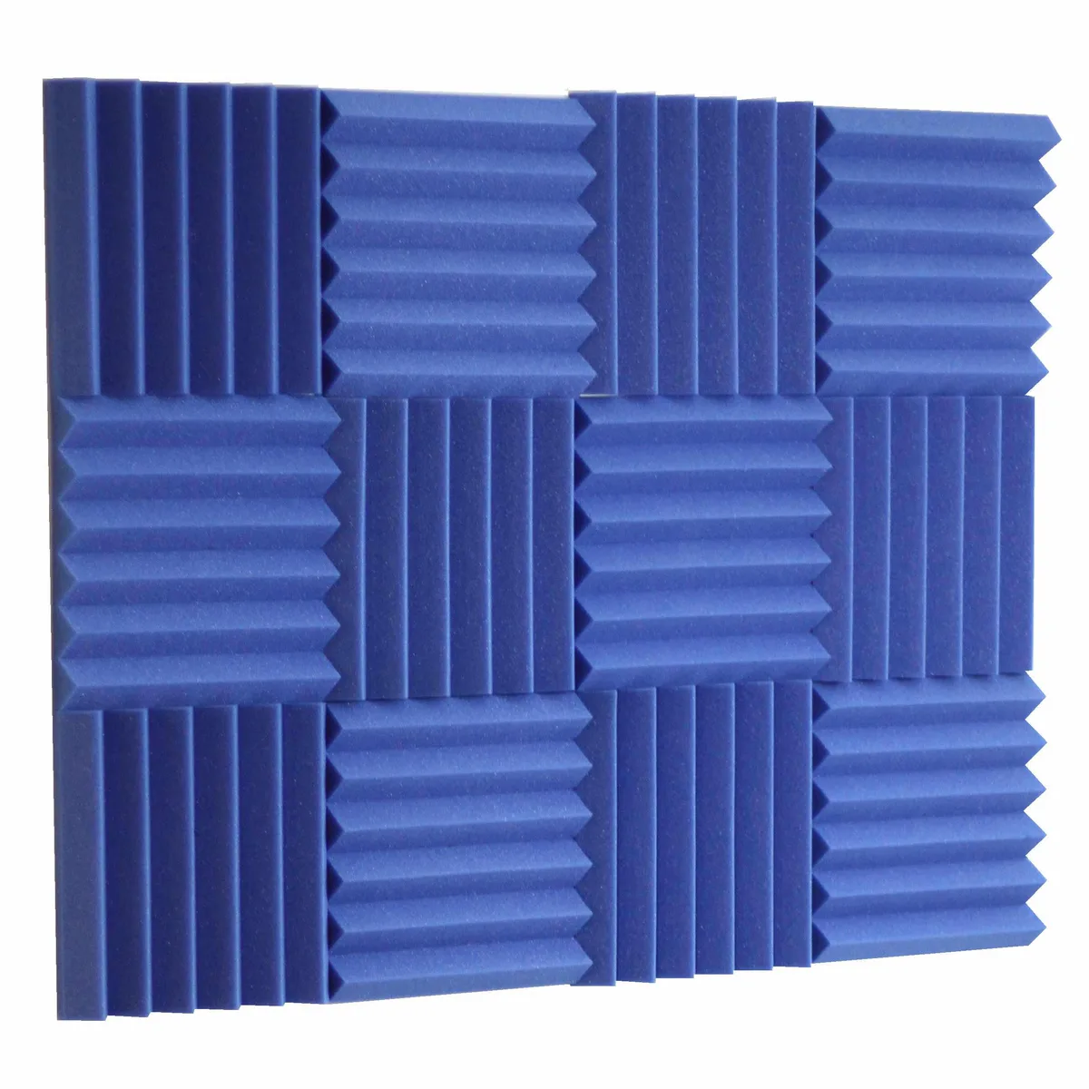 Soundproof Store Soundproof Store Wedge Acoustic Foam Panels Blue 12 .65 NRC — product photo