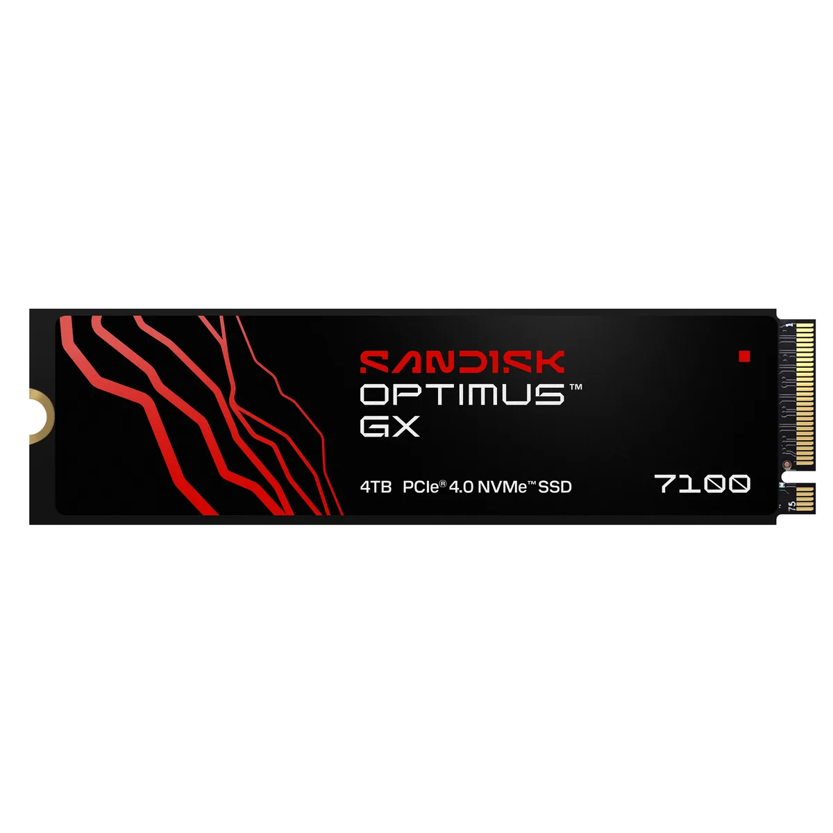 SanDisk SanDisk Optimus GX 7100 4TB M.2 2280-S3-M internal SSD SDSP71400TAN-000E0 — product photo