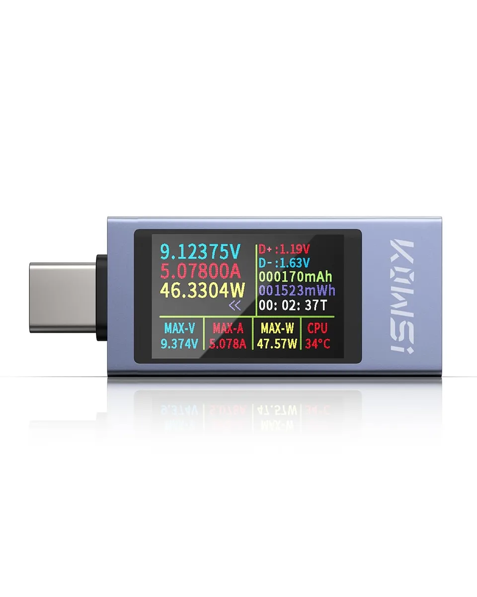 aFe Power USB C Tester KWS-2303C 4-30V 12A electrical system tool — product photo