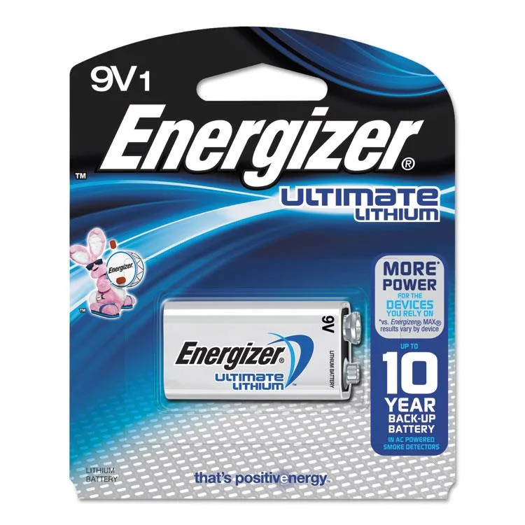 ENERGIZER ENERGIZER L522BP 1-Pack Lithium 9V Standard Battery — product photo