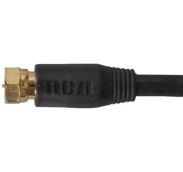 RCA RCA VH606R coaxial rf cable 6ft black — product photo