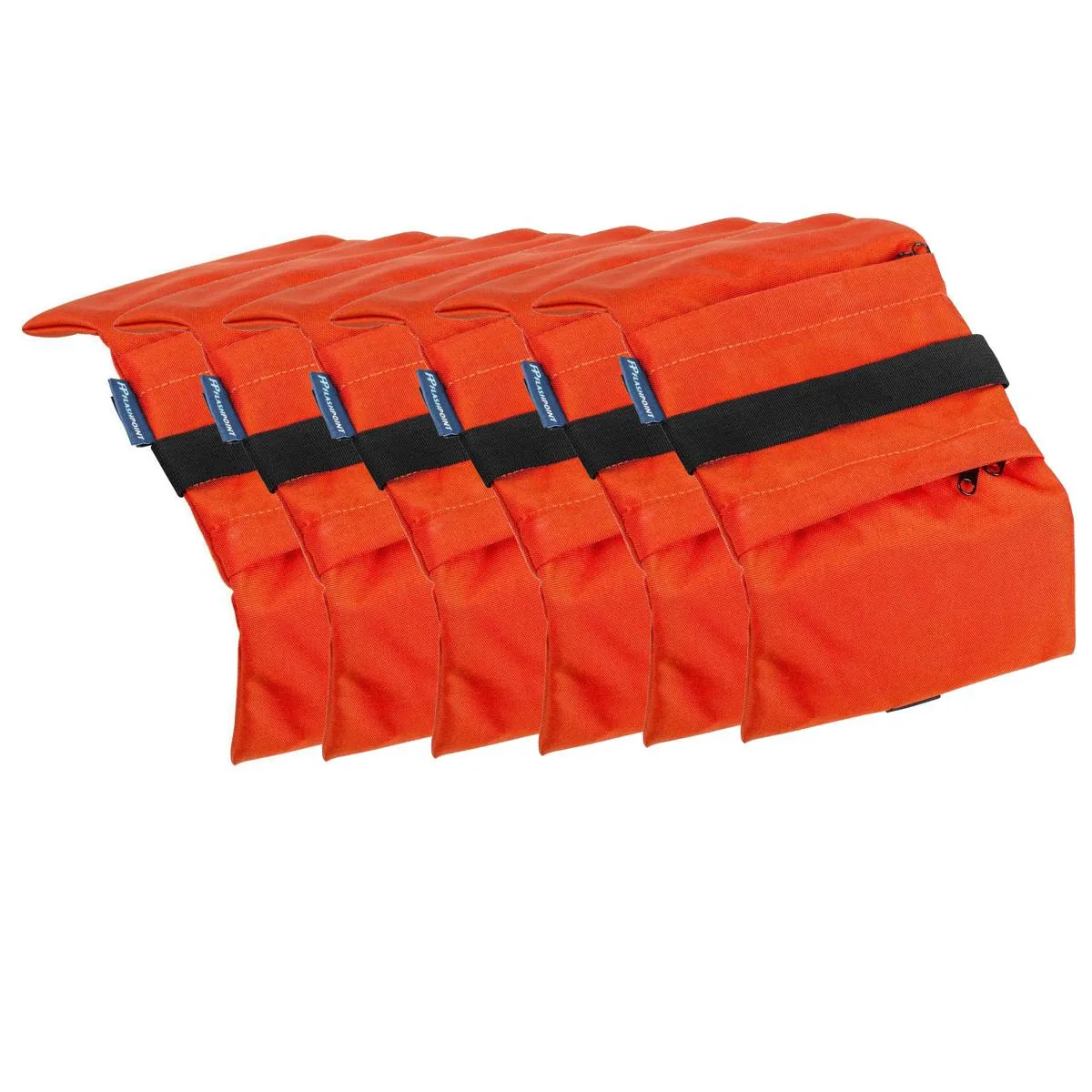 Flashpoint Brand Flashpoint Brand Empty Saddle Sandbag Cordura Nylon 5 lb Orange 6 Pack 1.5" Handles — product photo