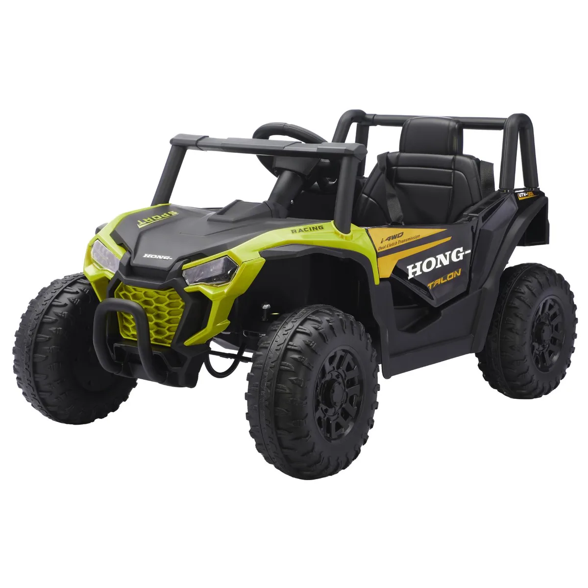 TCARAIWEN TCARAIWEN 12V Kids Ride-On UTV Quad Car Green — product photo