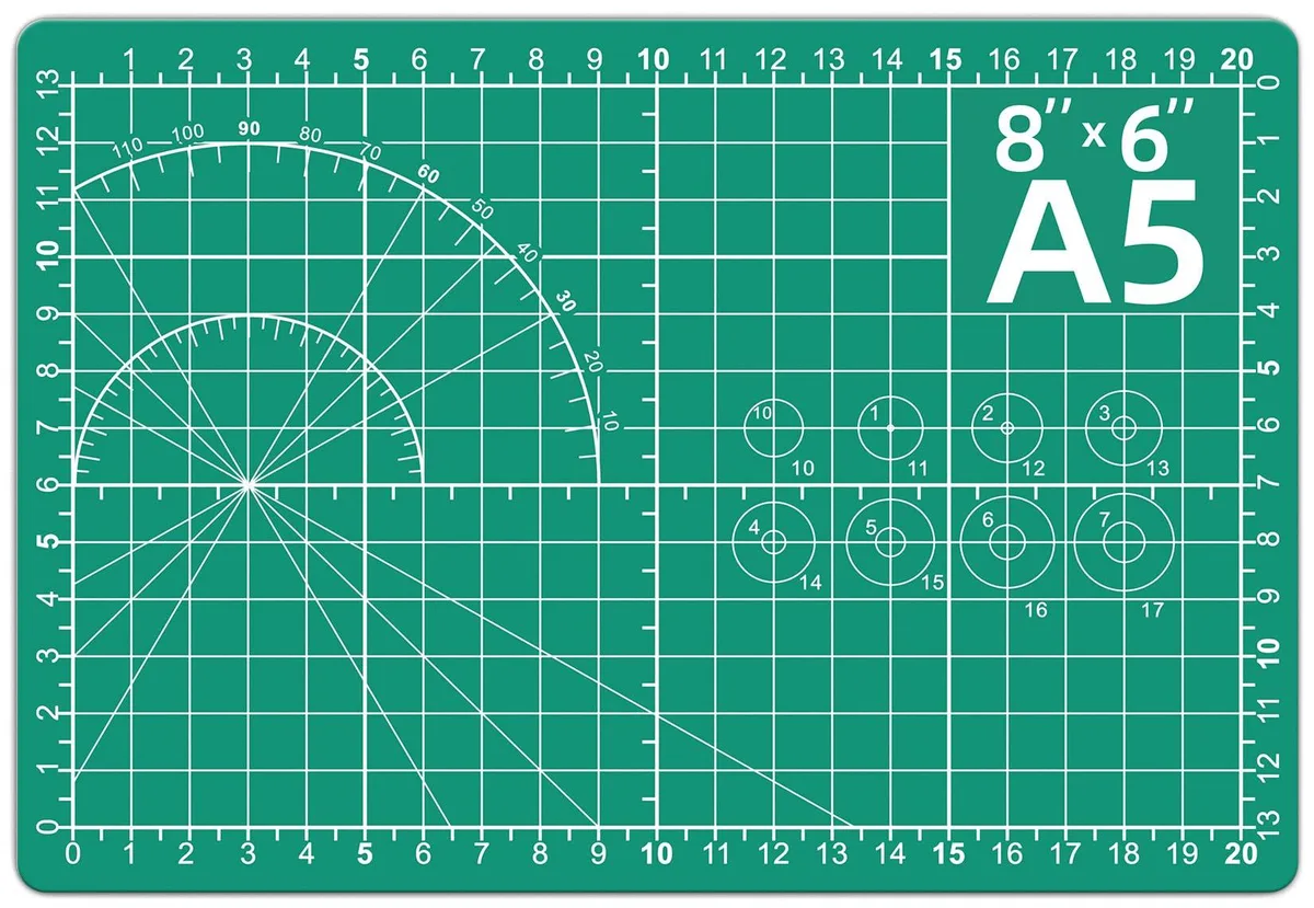  DIYSELF DIY1-BDB-1033 Cutting Mat 6 in Green Vinyl — product photo