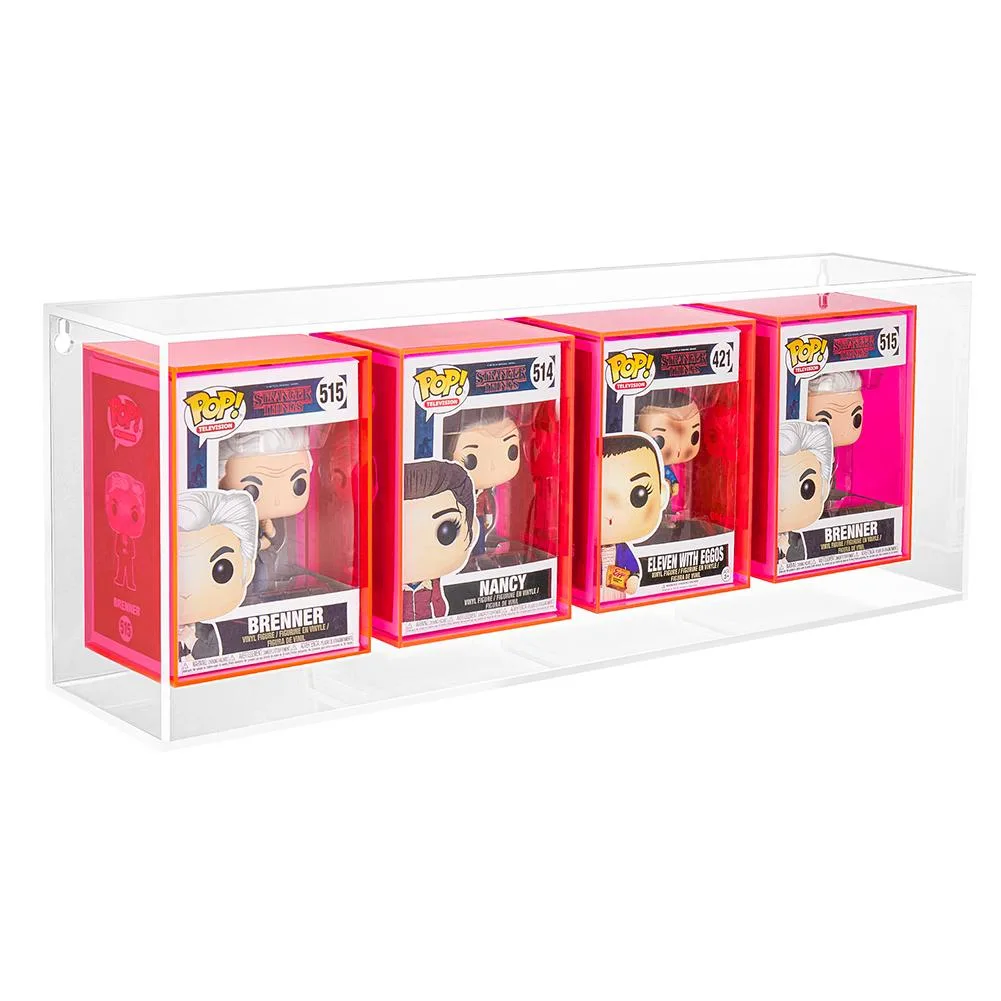 Vandue Corporation Vandue Corporation OnDisplay 4-Section Neon Pink Acrylic Display Enclosure — product photo