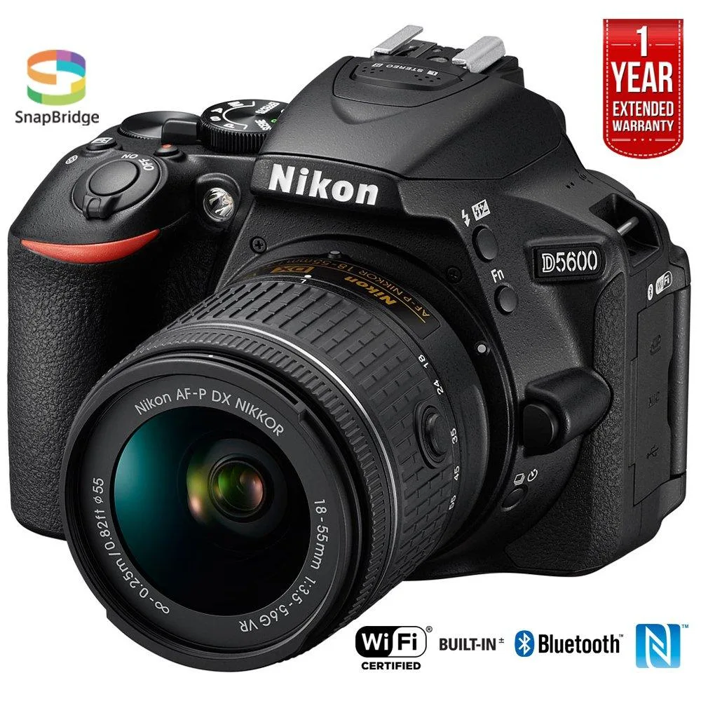 Nikon Inc Nikon D5600 24.2MP DSLR &amp; 18-55mm VR Lens — product photo
