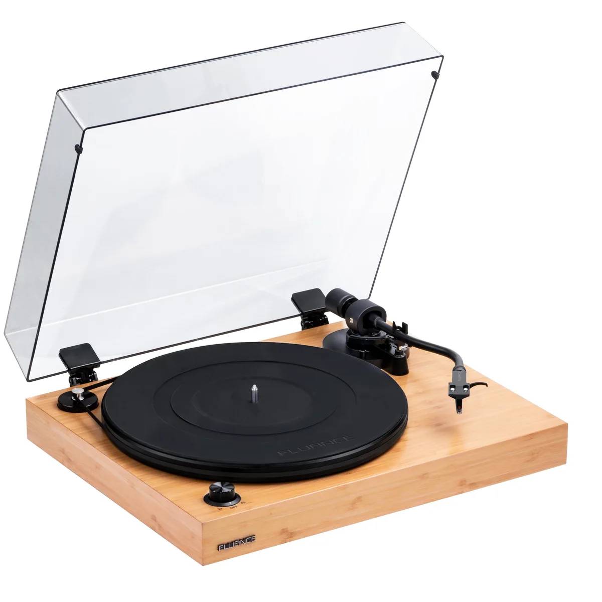 Fluance Fluance RT82B Turntable Bamboo Ortofon OM10 0.07% Wow/Flutter — product photo
