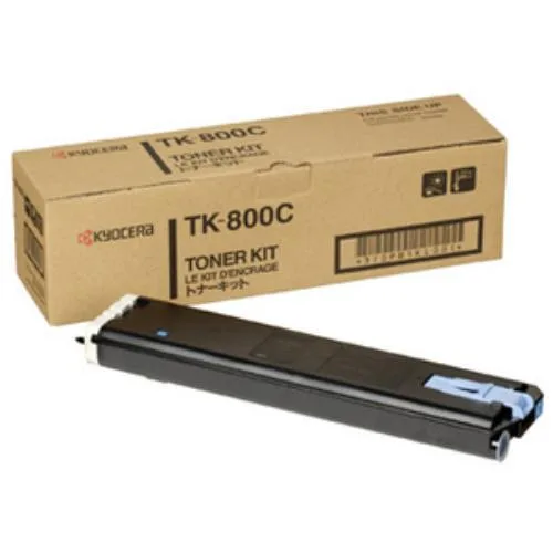 Kyocera Kyocera 370PB5KL TK-800C cyan toner cartridge — product photo