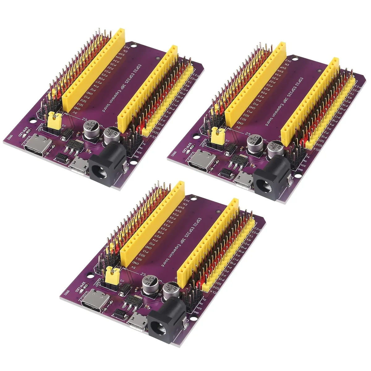 KEHIPI KEHIPI 3PCS 38PINS ESP32 Development Board Type-C CP2102 — product photo