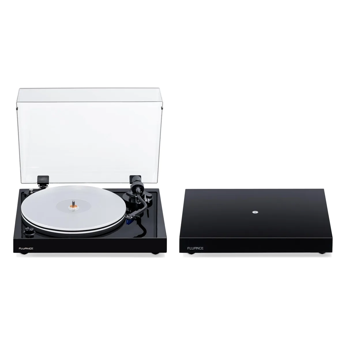 Fluance Fluance RT85TIB40T turntable with Ortofon 2M Blue cartridge and isolation base Piano Black — product photo