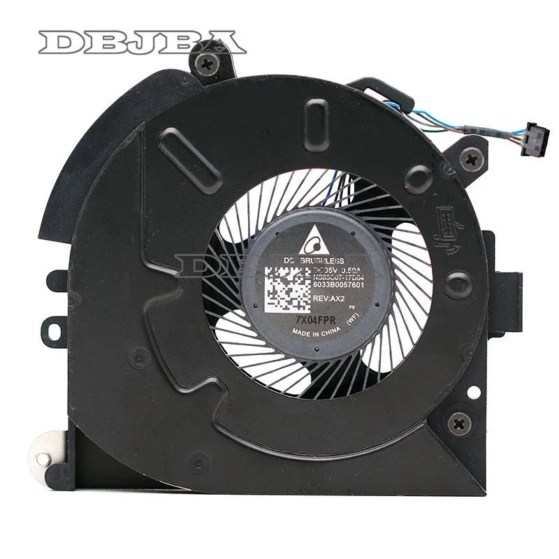 DBTLAP DBTLAP Cooling Fan for HP EliteBook 830 G5 L13679-001 NS85C07-17D04 5V 0.50A 4Pin — product photo