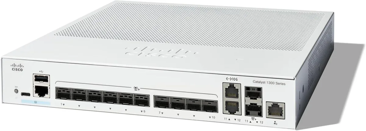 Cisco Systems, Inc. Cisco Systems, Inc. C1300-12XS 12-port 10G SFP+ network switch — product photo