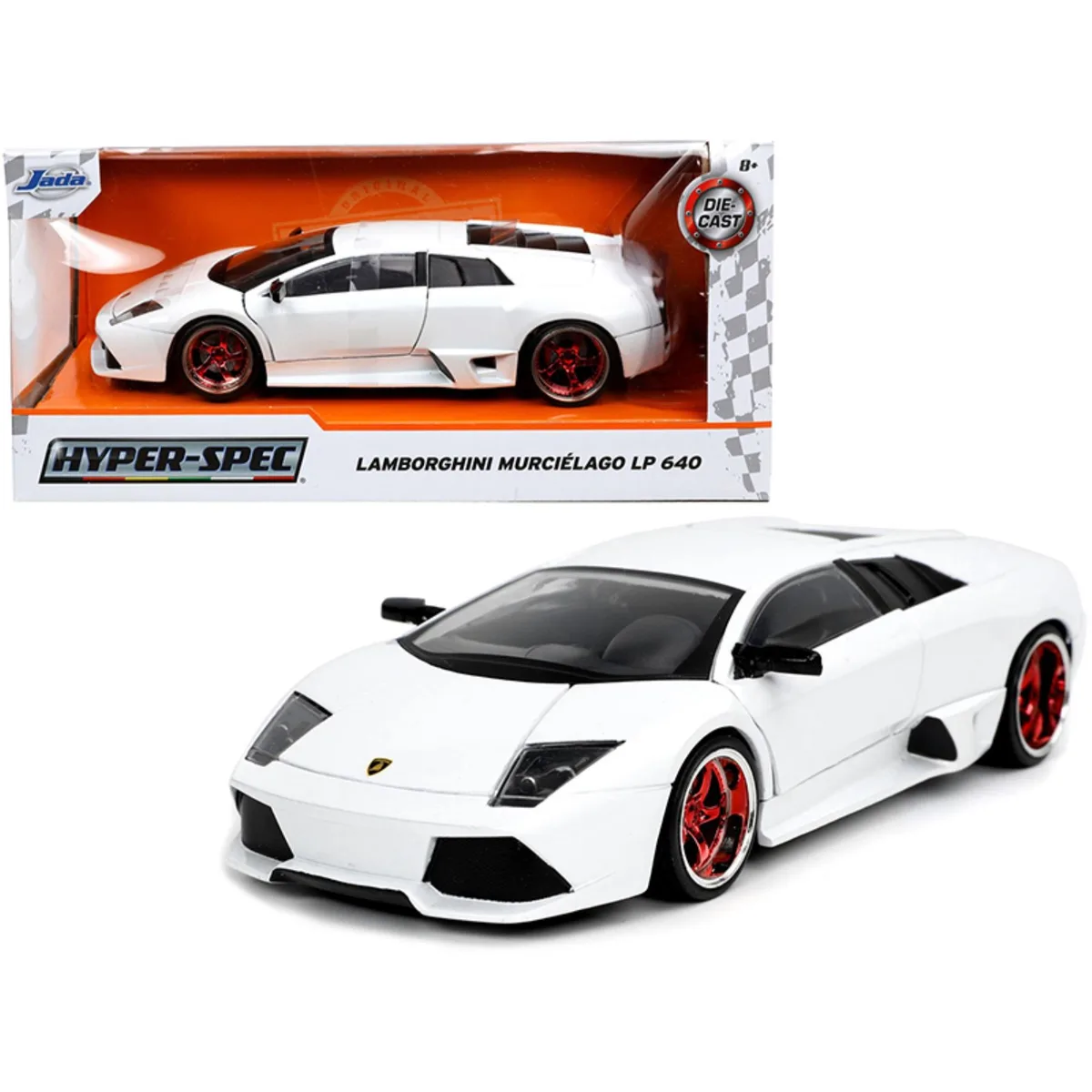 Jada Jada Lamborghini Murcielago LP640 White Hyper-Spec 1/24 vehicle — product photo
