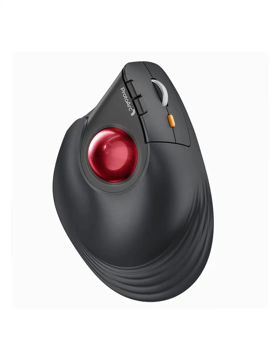Protoarc Protoarc CP015532 EM05 NL Vertical Trackball Mouse Red 168g — product photo