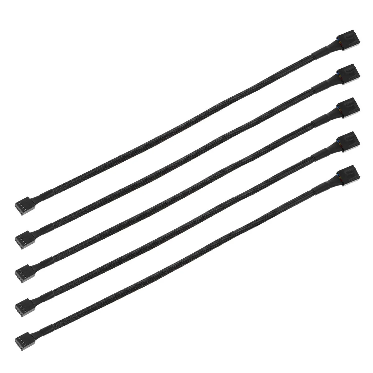  Fyntave 5413SUHU0881 5 Pcs 24" 4 Pin PWM Fan Extension Power Cable — product photo
