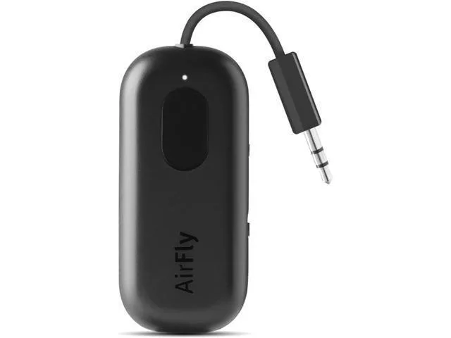 LORDWORLD LORDWORLD Bluetooth Wireless Audio Transmitter Receiver 25+ Hours 3.5mm Jack Black — product photo