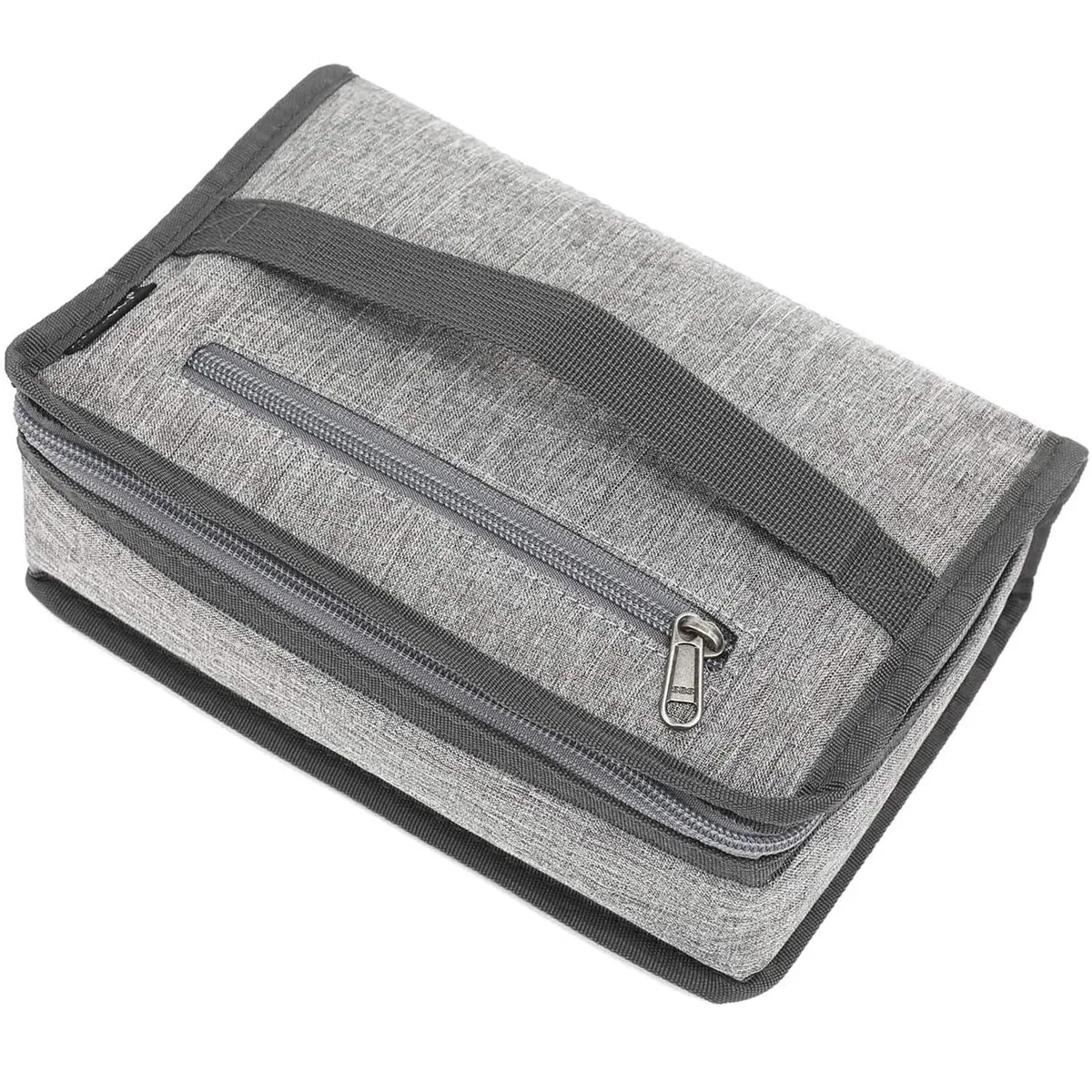 No Sew No Sew IB02S-HG05 insulated lunch bag, small, grey — product photo