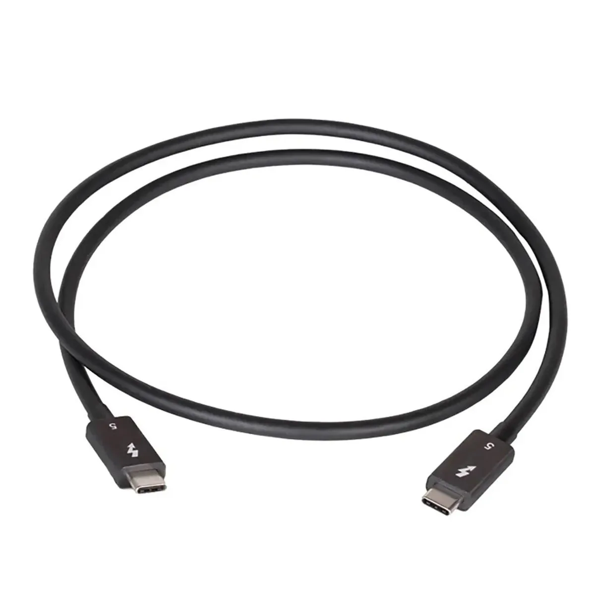 Sonnet Thunderbolt 5 cable, 0.8 m, USB-C connectors, matte black finish