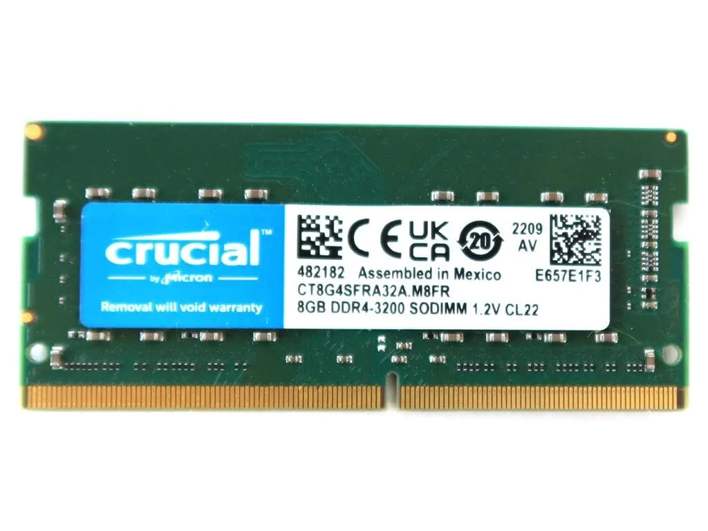 Crucial Crucial CT8G4SFRA32A 8GB DDR4 SO-DIMM 3200MHz laptop memory accessory — product photo