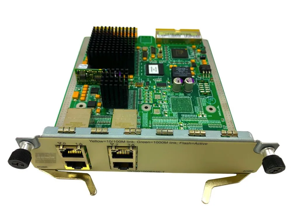 HPE HPE JC163A Gigabit Ethernet WAN Interface Module with 4 Ports — product photo