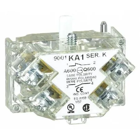 Schneider Electric Schneider Electric 9001KA1 Contact Block 1NC/1NO 30 mm 10A — product photo