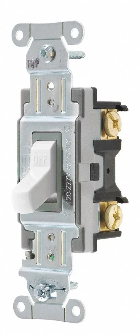 Bryant Bryant CSB115BW 15A 120/277VAC White Toggle Contactor — product photo
