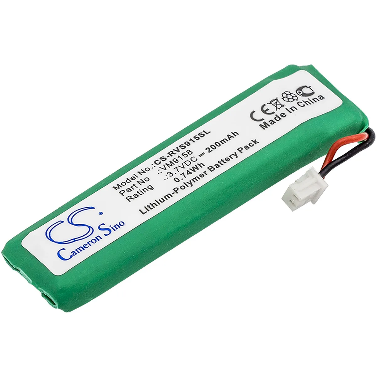 Cameron & Co Cameron & Co DS-CS-RVS915SL 3.7V 200mAh Li-Polymer Black — product photo