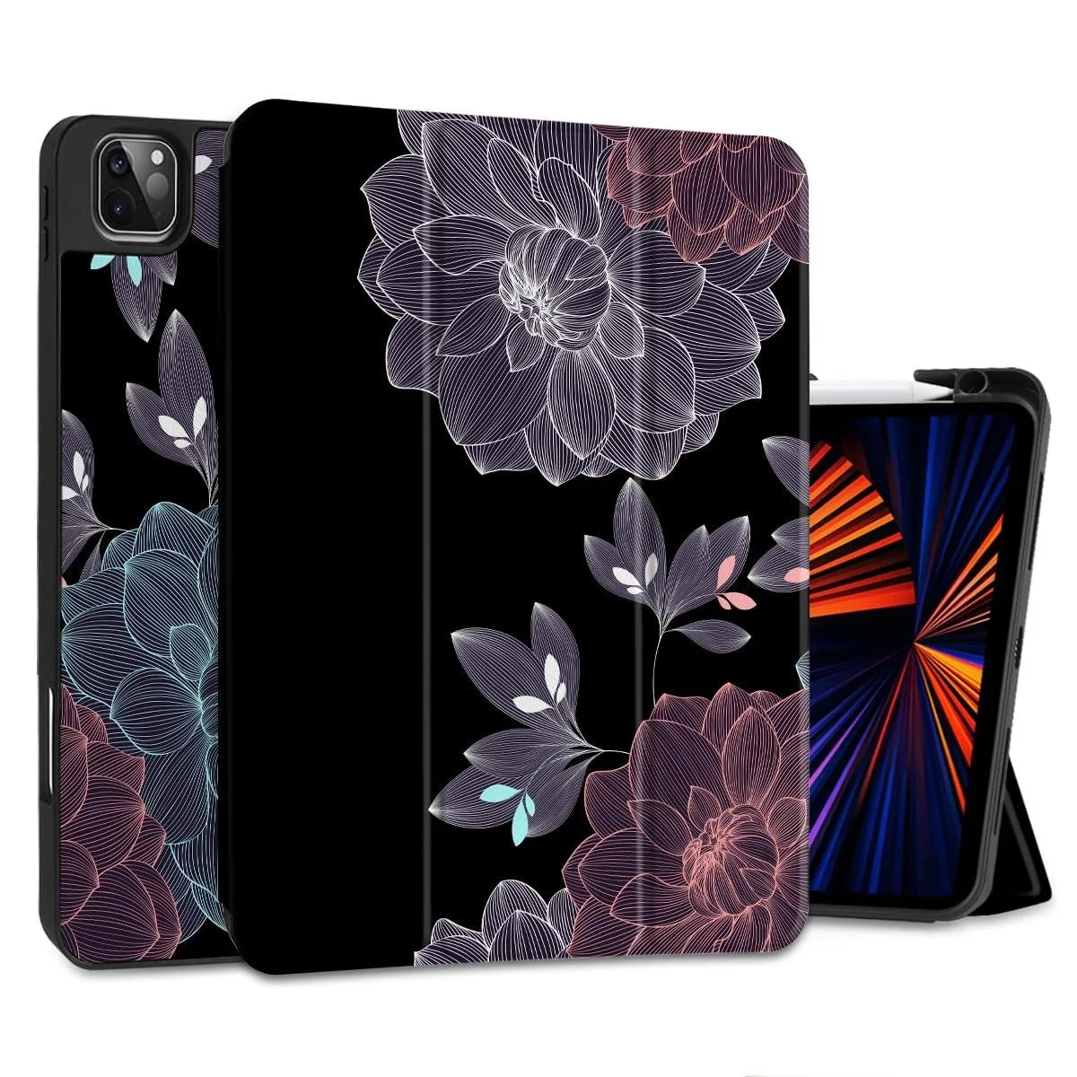 ALSEYE ALSEYE iPad Pro 11" 2018-2022 case Elegant Flowers — product photo