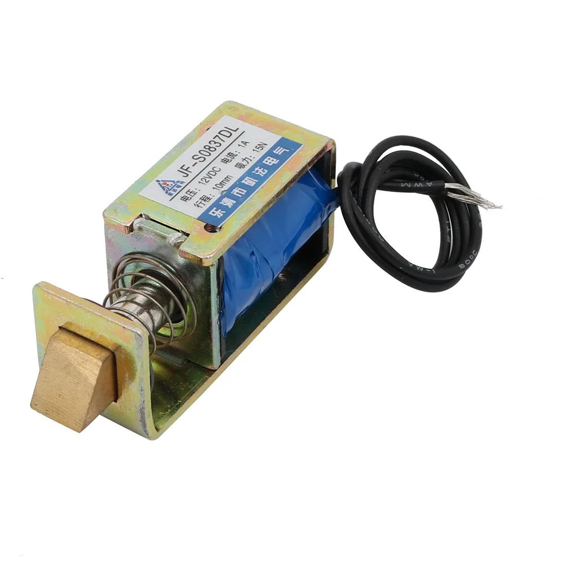 Unique-Bargains Unique-Bargains JF-S0837DL Door Lock 12V 1A 10mm 15N Push Pull — product photo