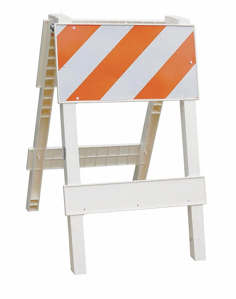 Cortina Companies Cortina Companies Type 1 Folding Barricade 40 In H Orange/White — product photo