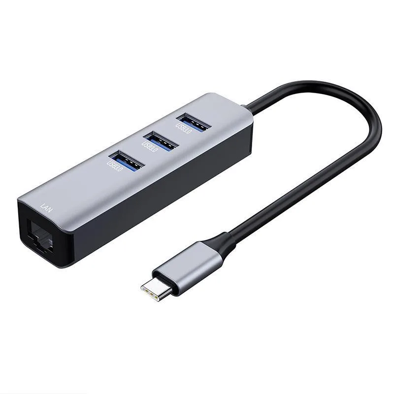 WRIARICH WRIARICH 4-in-1 USB-C Thunderbolt 3 network connector — product photo