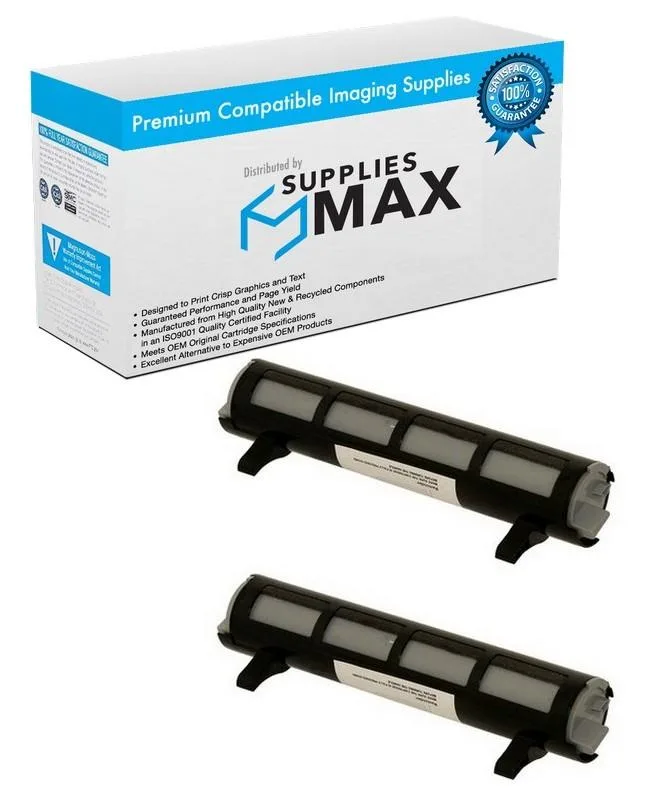 SuppliesMax SuppliesMax KX-FA83_2PK compatible toner cartridge 2-pack 2500 pages — product photo